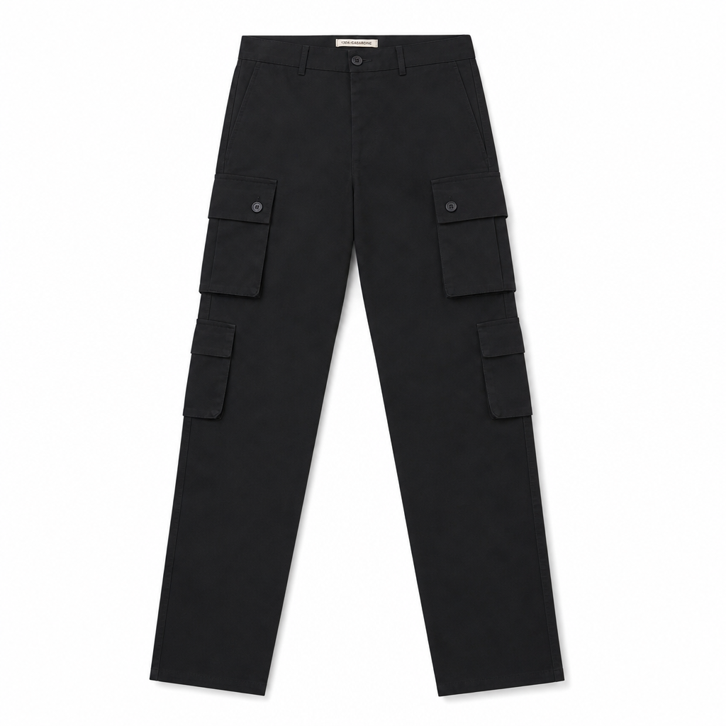 Men Gabardine Cargo Pants