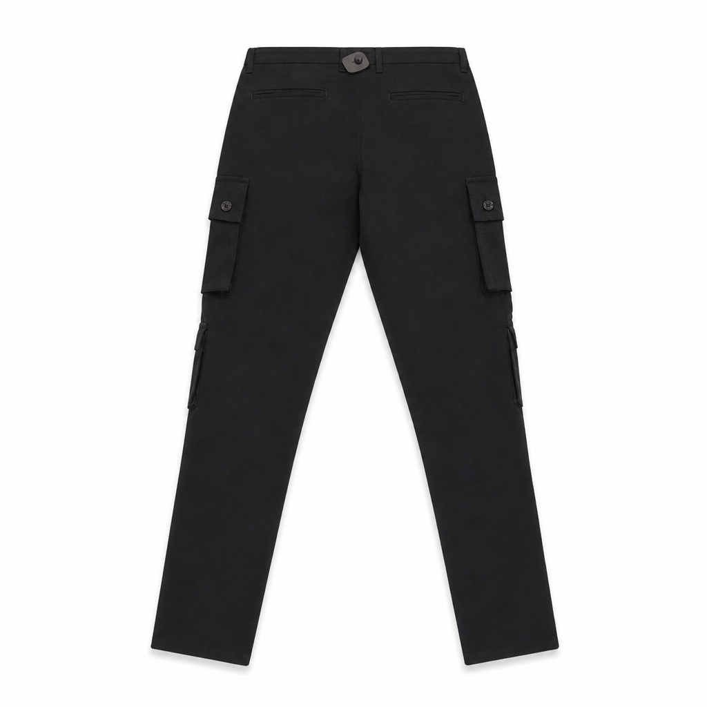Men Gabardine Cargo Pants
