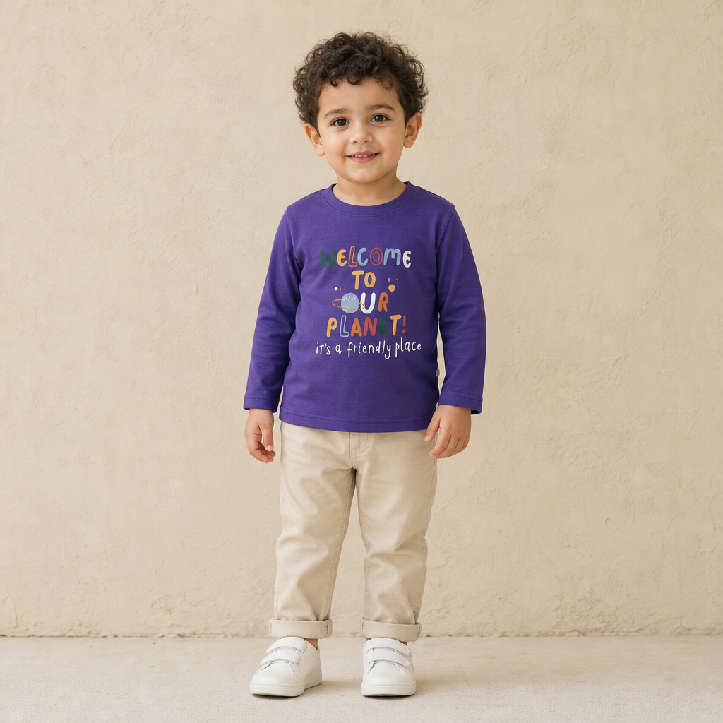 PURPLE - on model