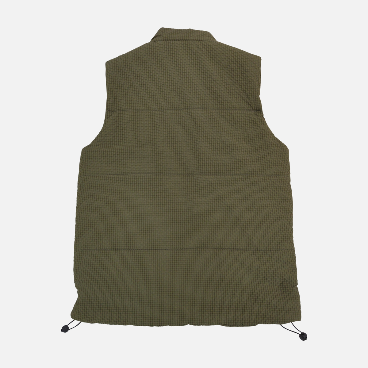 Kids Jacquard Puffer Vest With Flap Pockets