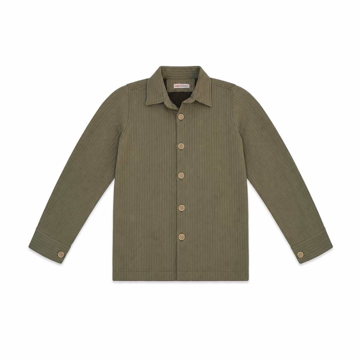Kids Long Sleeve Button-Up Shirt