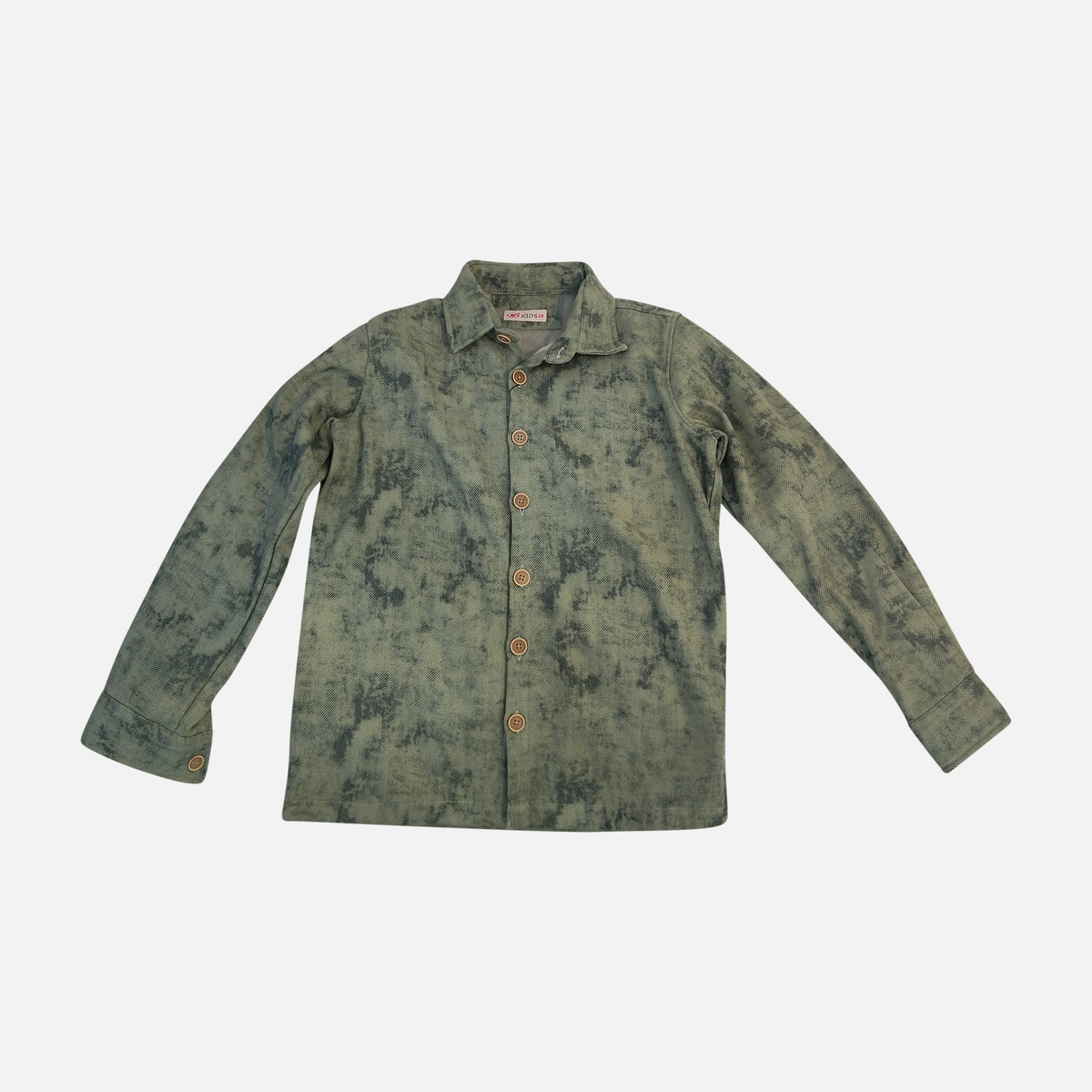 Kids Long Sleeve Cotton Shirt