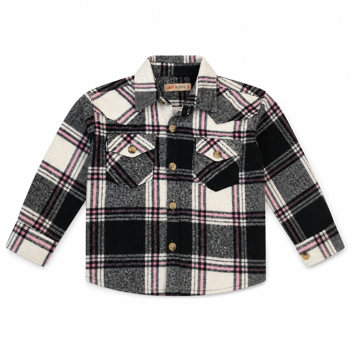 Kids Flannel Shirt Long Sleeve