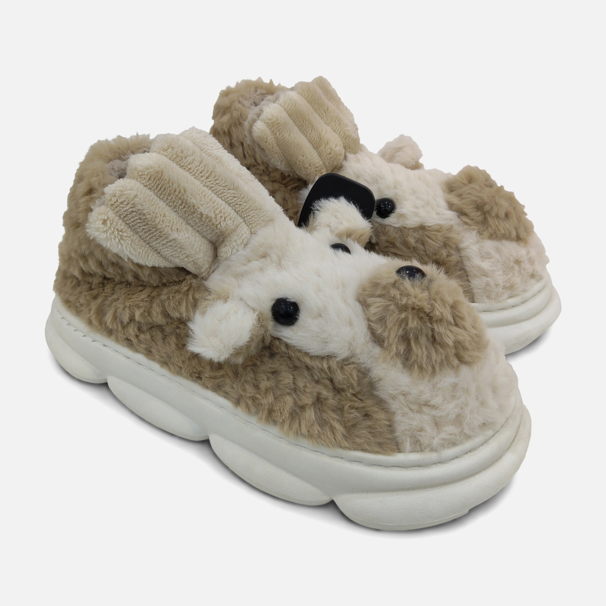 Women Plush Animal Winter Slippers