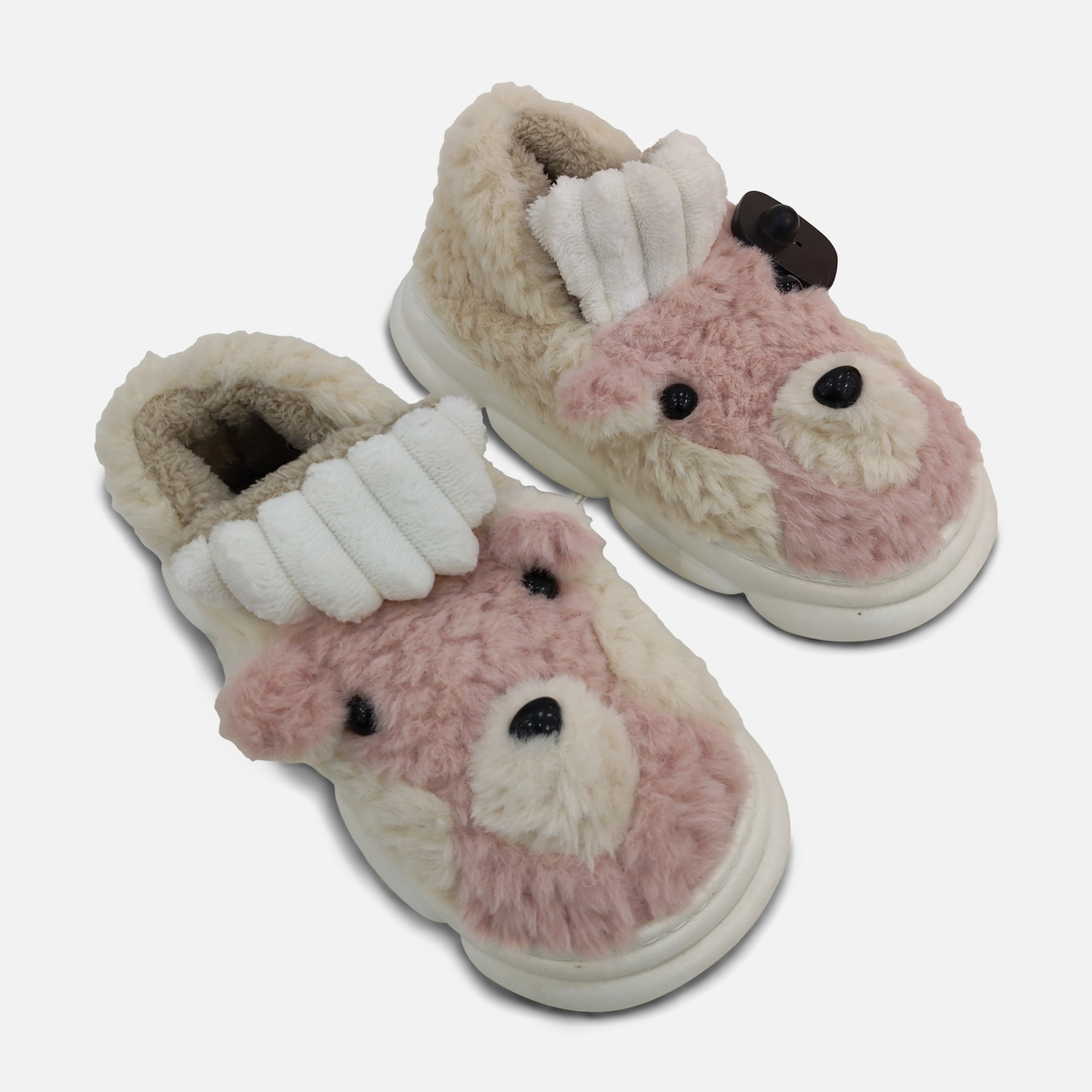 Women Plush Animal Winter Slippers