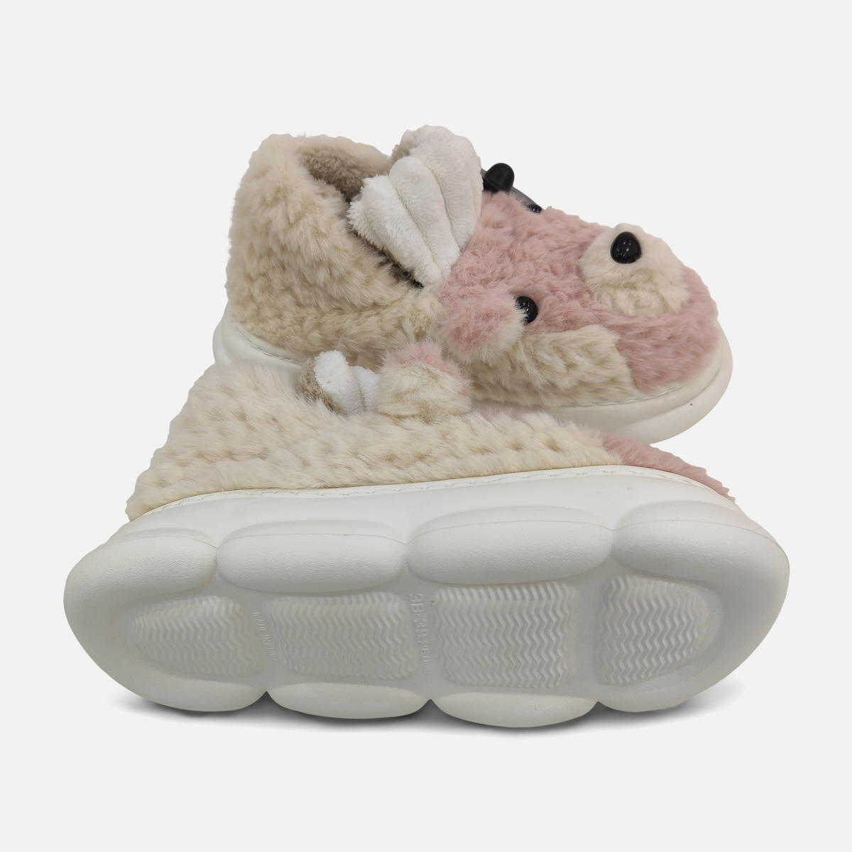Women Plush Animal Winter Slippers