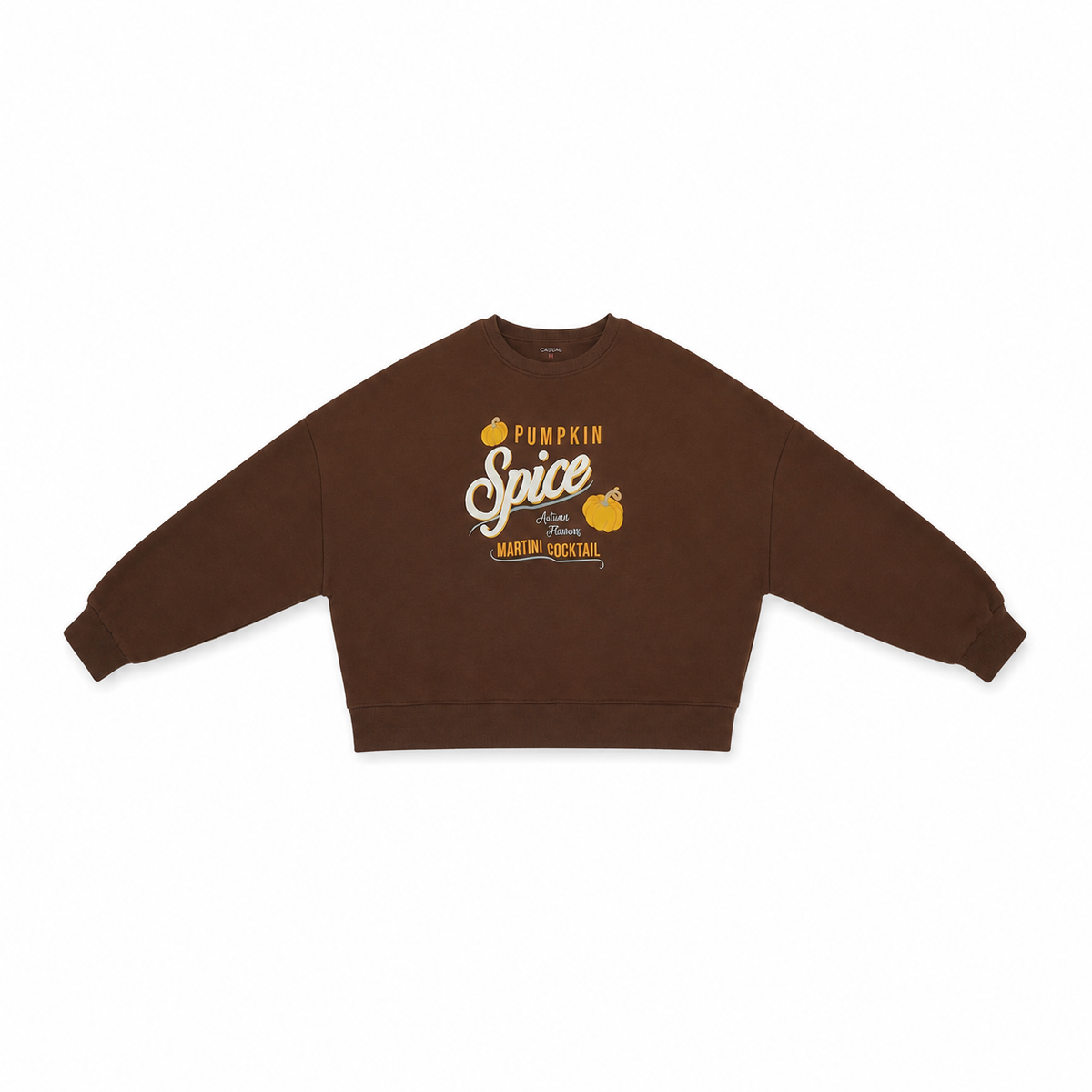 Women Printed Crew Neck Sweatshirt