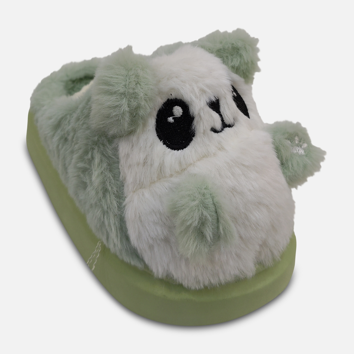 Kids Plush Panda Slippers