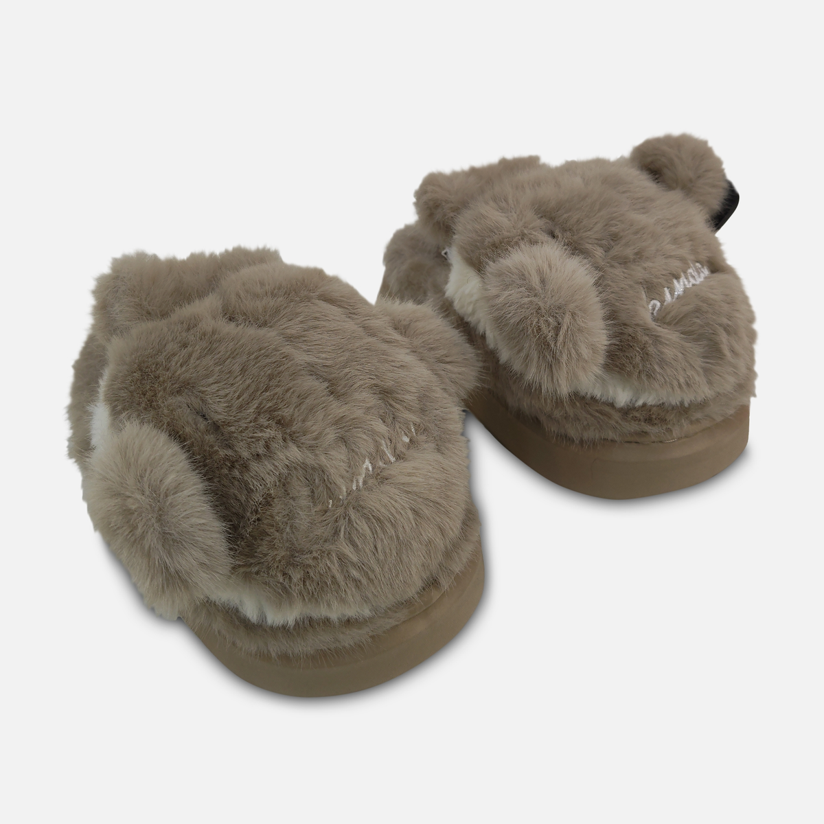 Kids Plush Bear Slippers