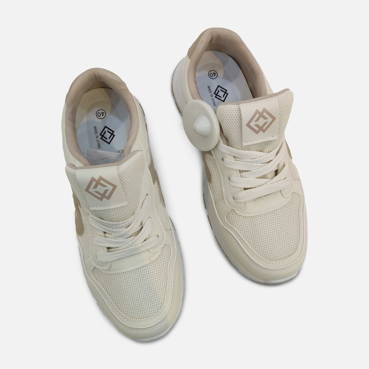 Women Lace-Up Mesh Sneakers
