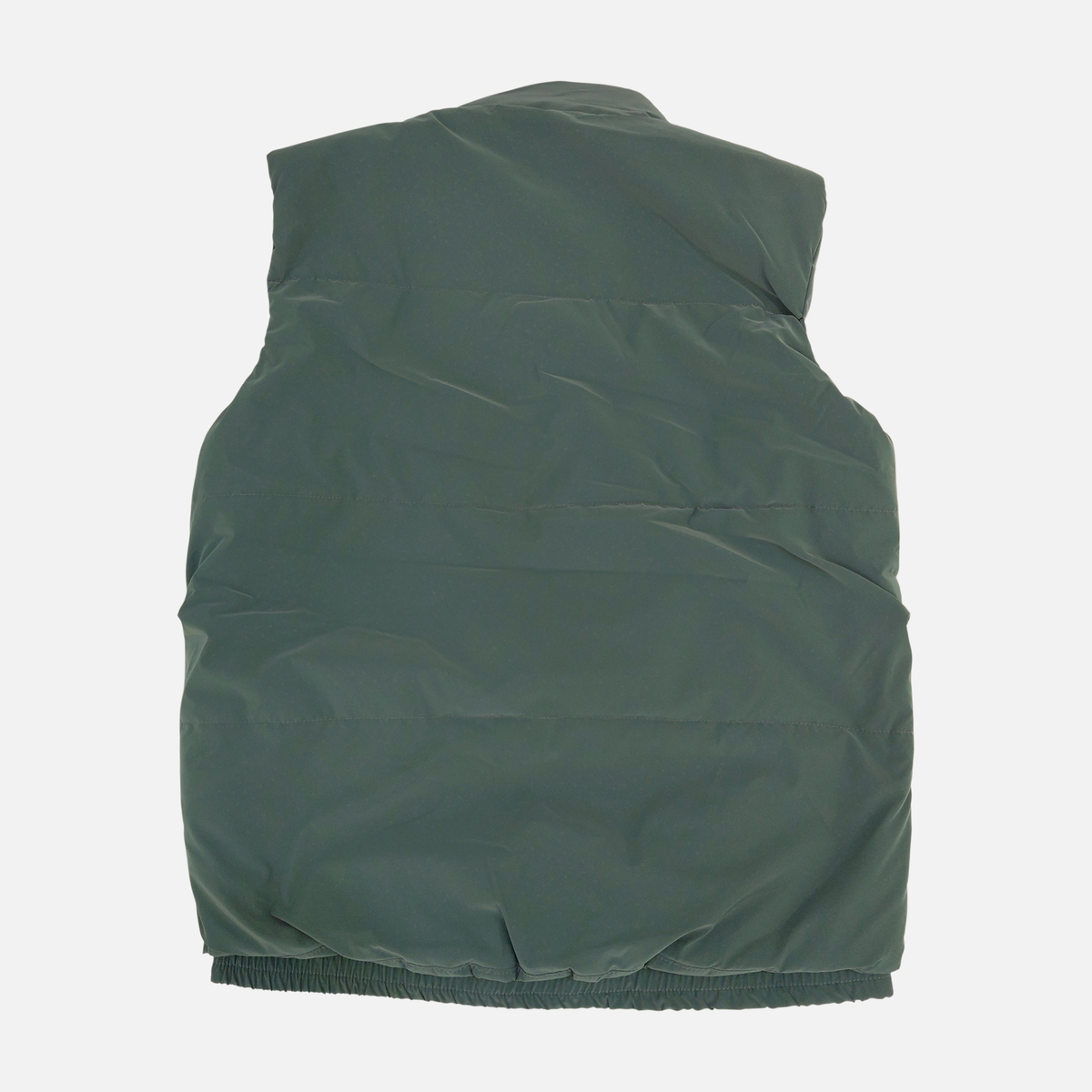 Men Padded Vest Stand Collar