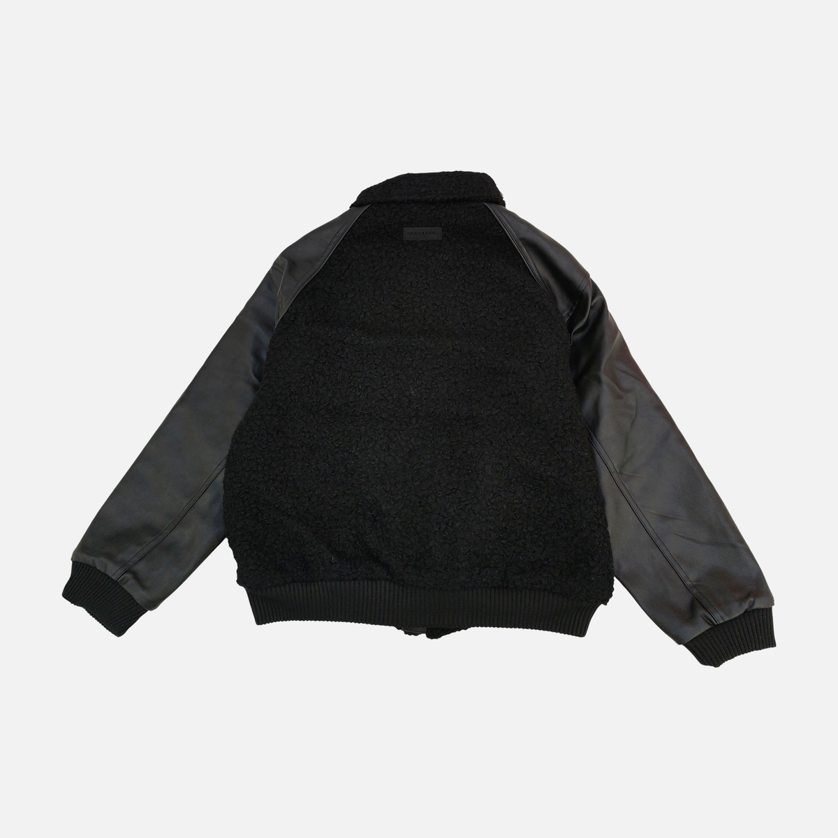 Men Contrast Sleeve Bomber Jacket