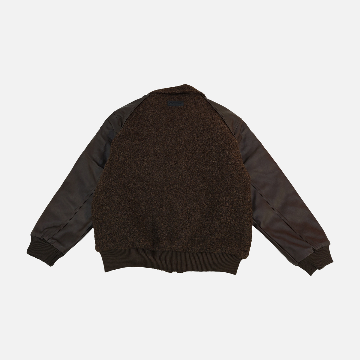 Men Contrast Sleeve Bomber Jacket
