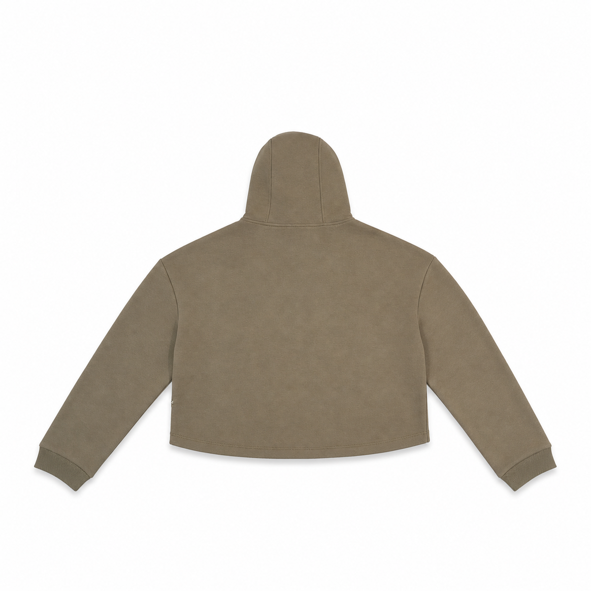 Women Cropped Printed Hoodie