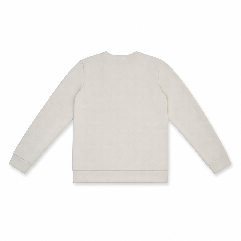 Women Ruffle Trim Crew Neck Sweatshirt