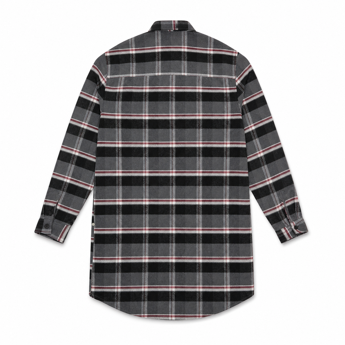 Women Flannel Long Sleeve Shirt Dress