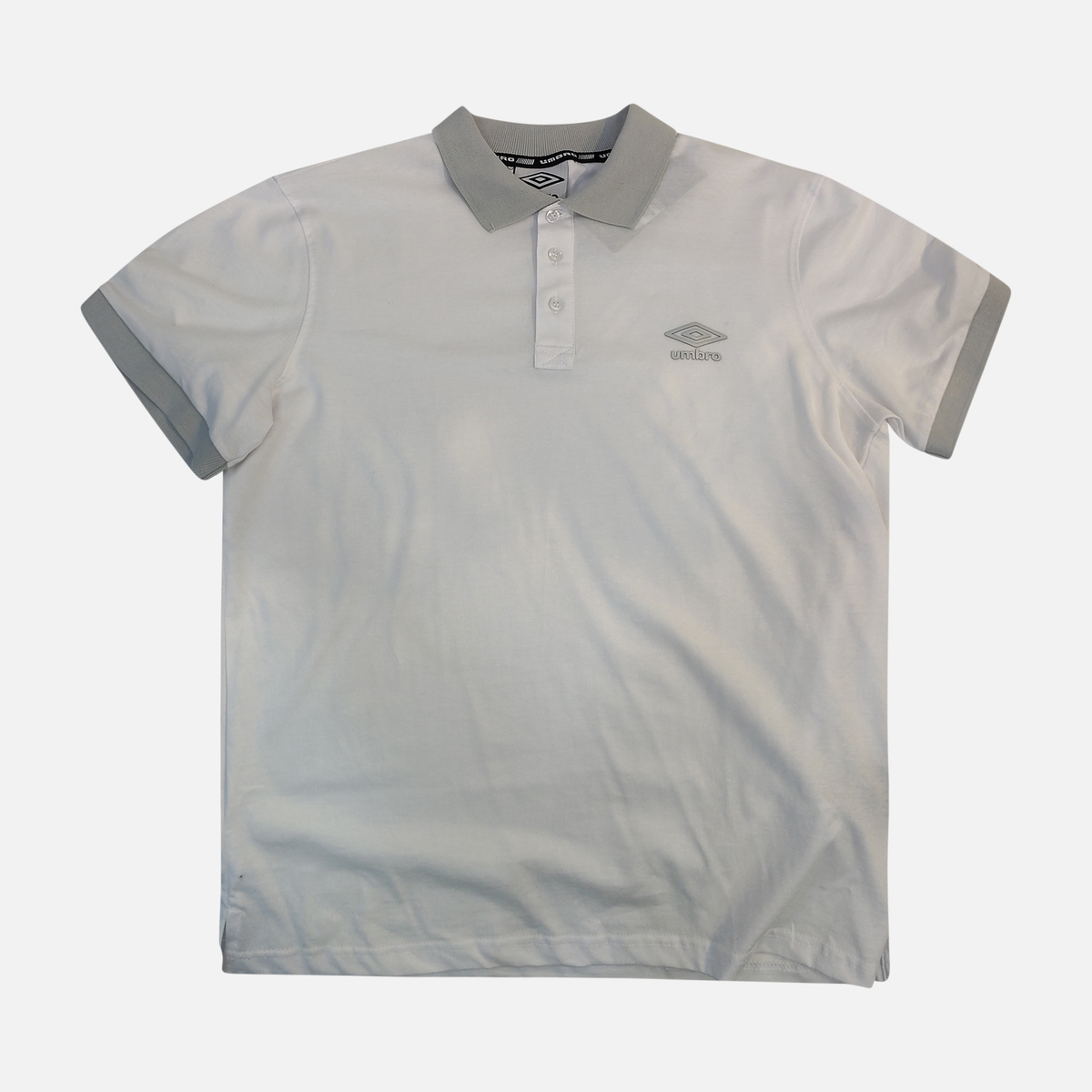Men Polo T-Shirt Contrast Collar Short Sleeve