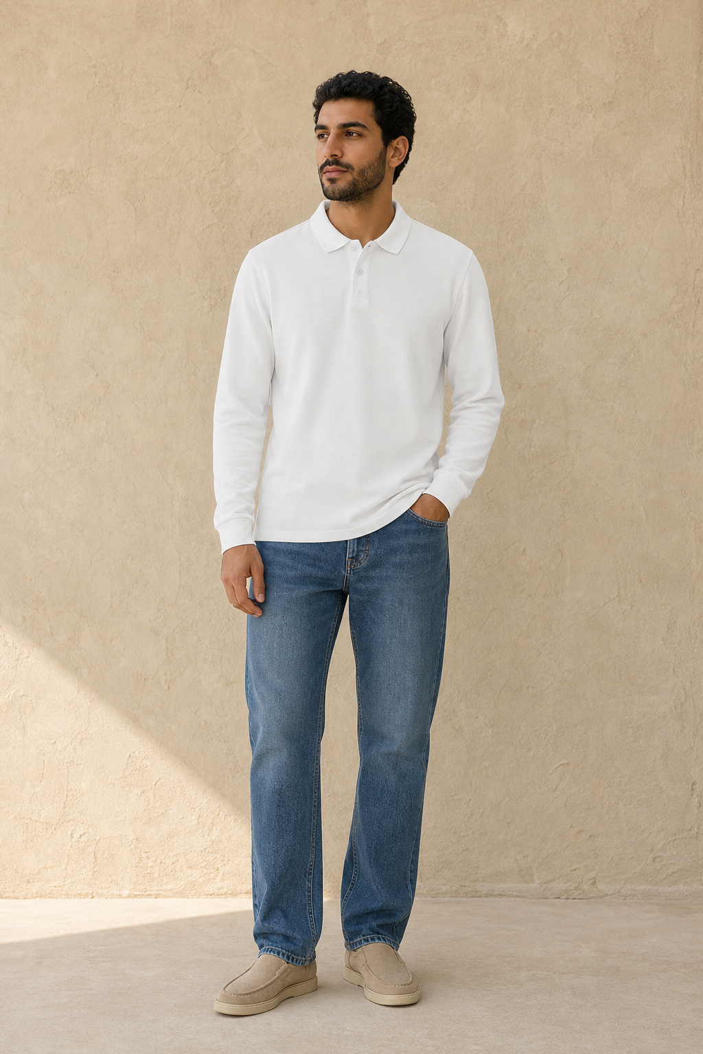 WHITE - on model