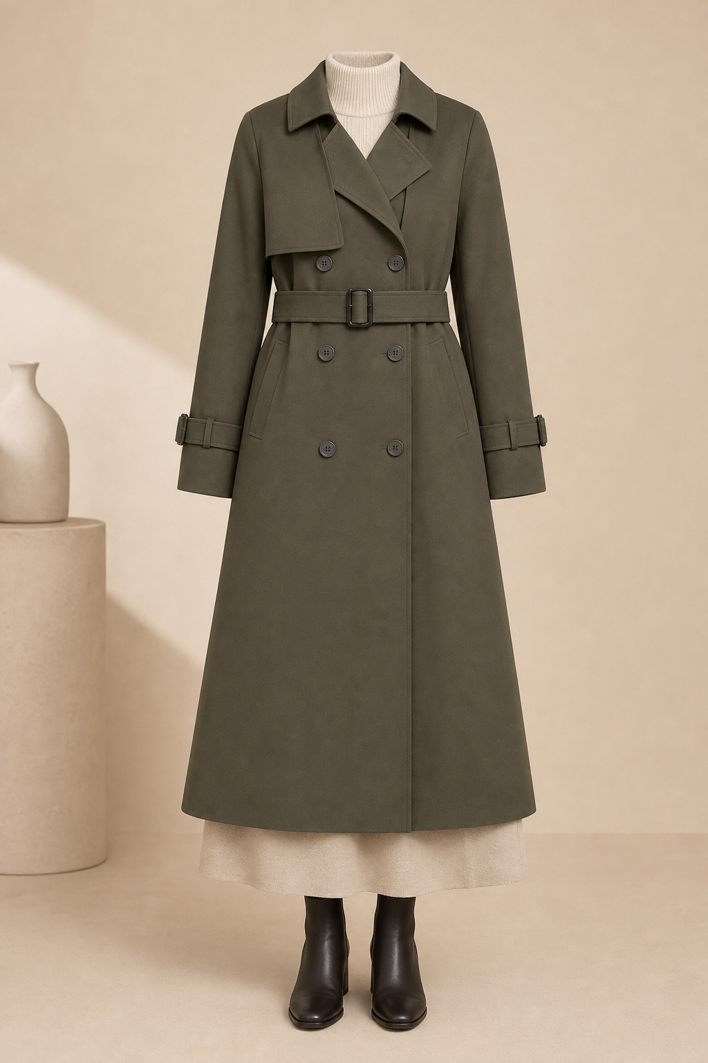 KHAKI - on model