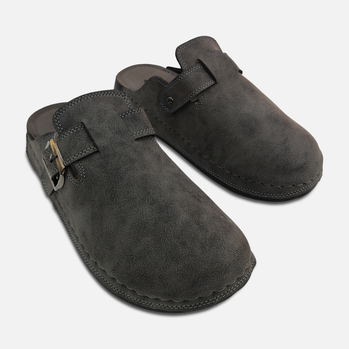 Men Buckle Strap Clog