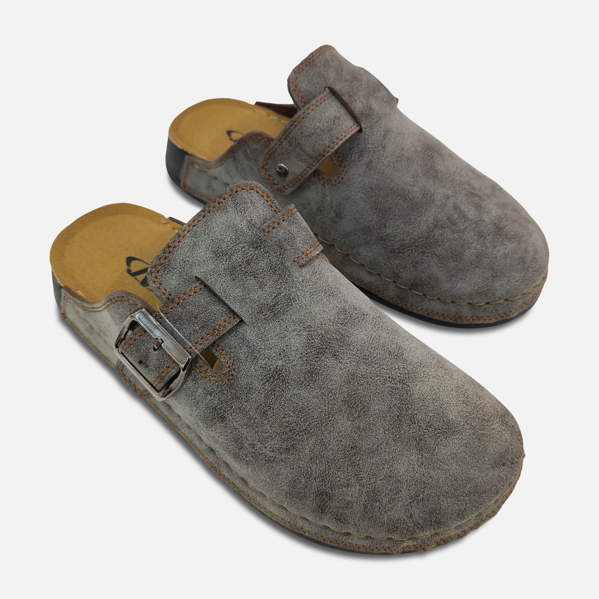 Men Buckle Strap Clog