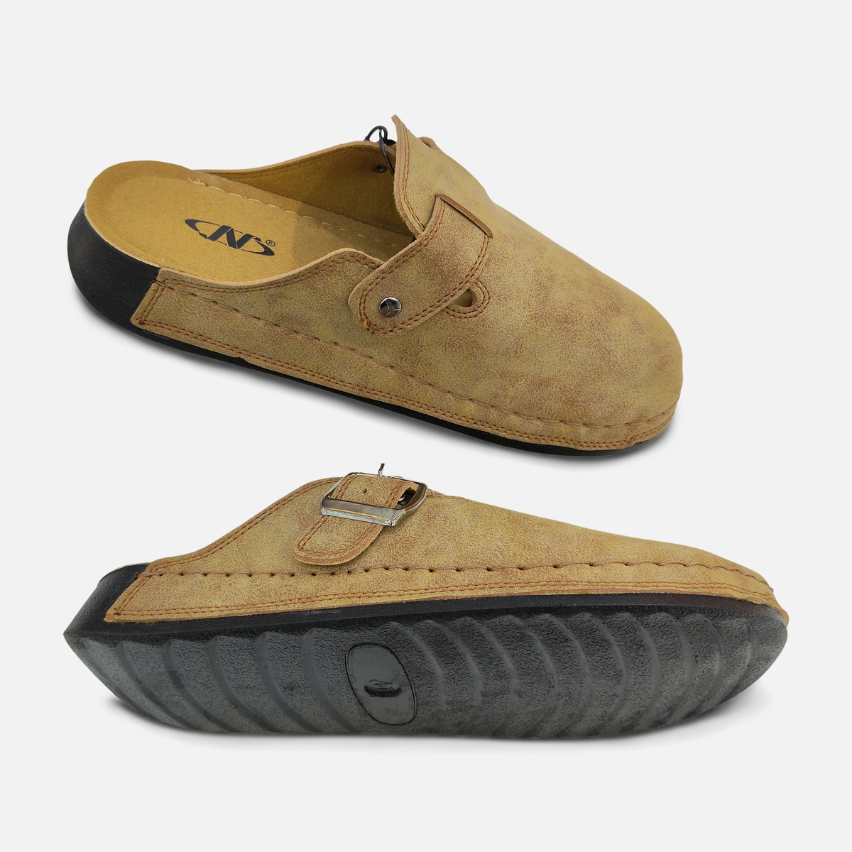 Men Buckle Strap Clog