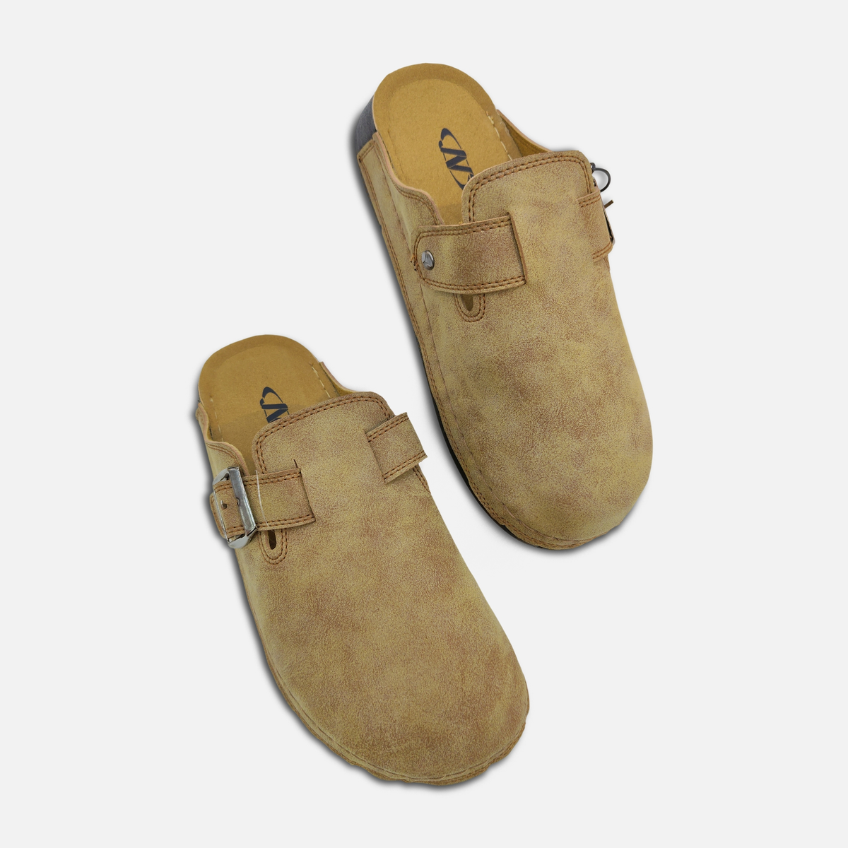 Men Buckle Strap Clog