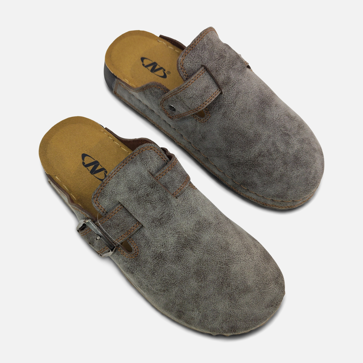 Men Buckle Strap Clog