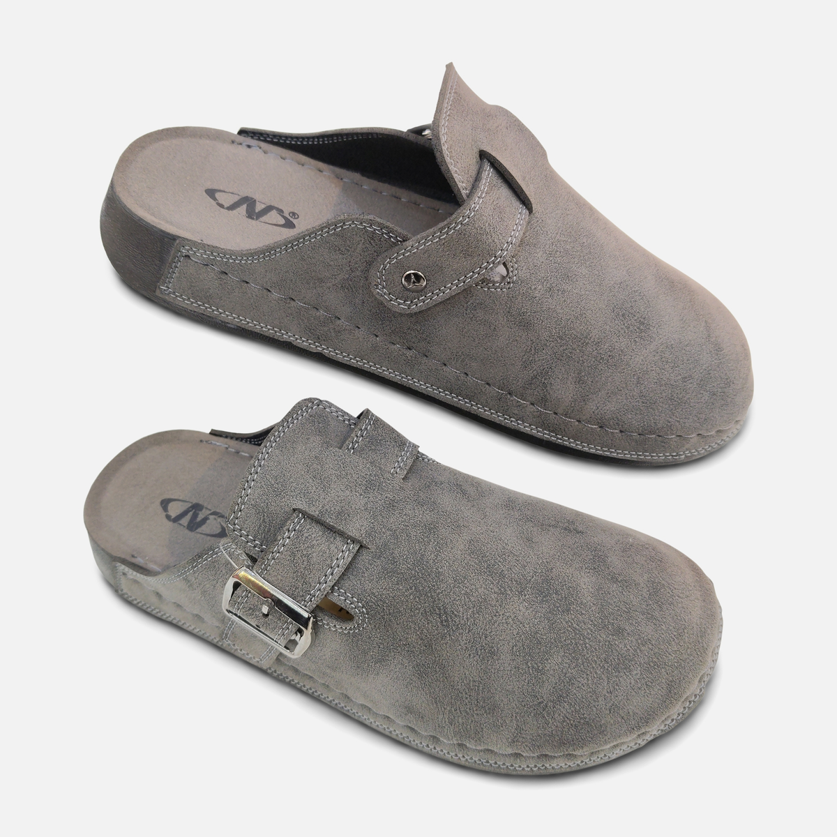 Men Buckle Strap Clog