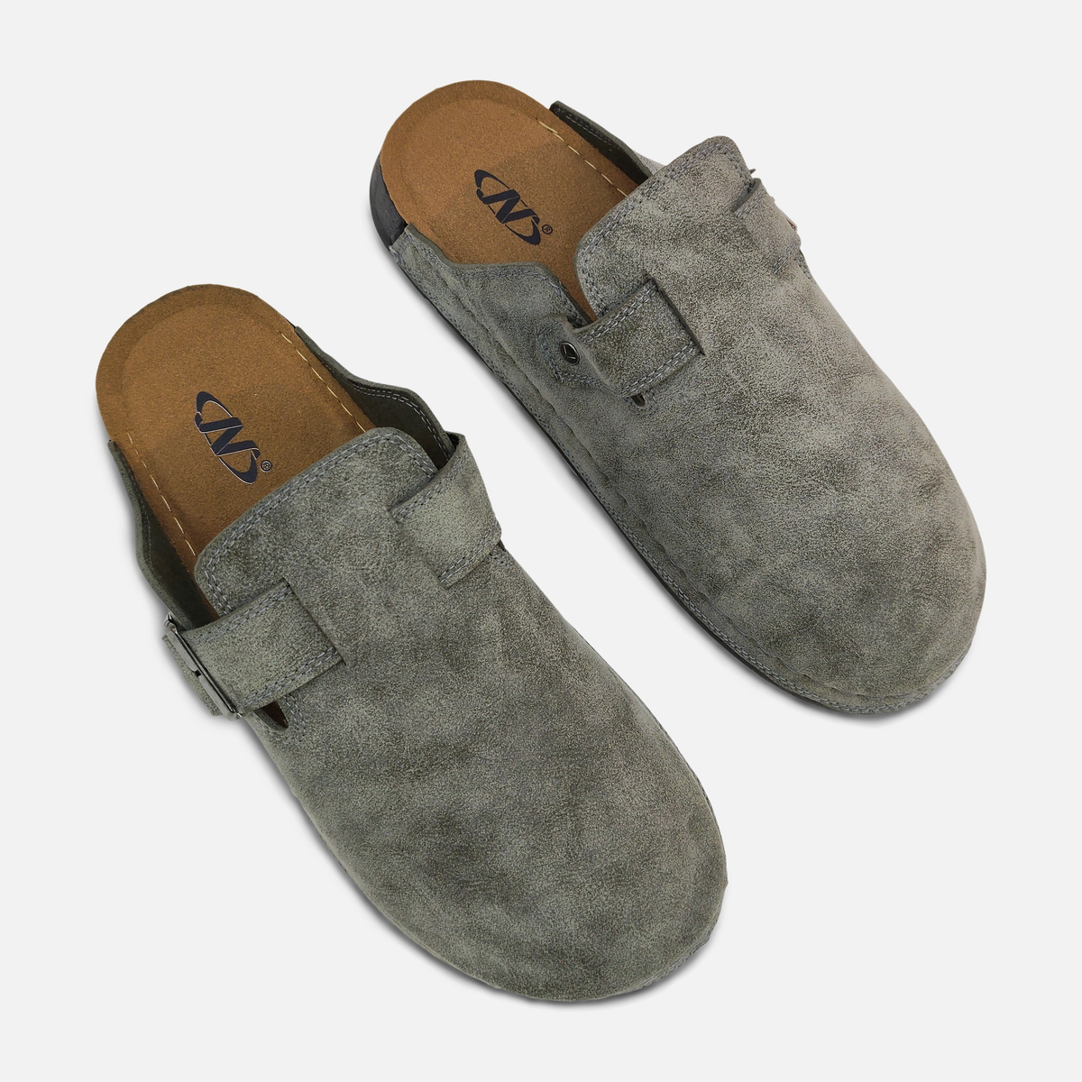Men Buckle Strap Clog