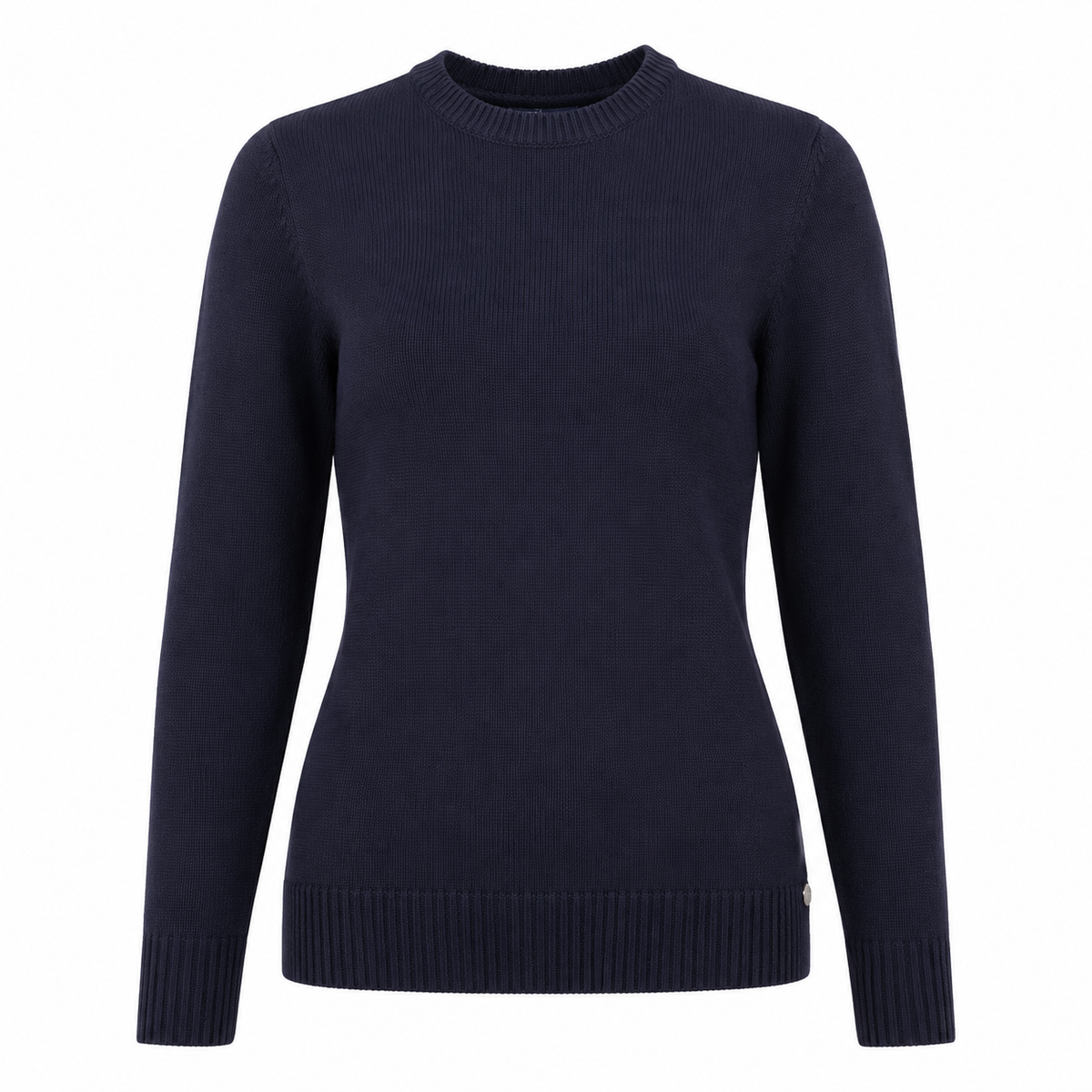 Women Crew Neck Knitted Pullover