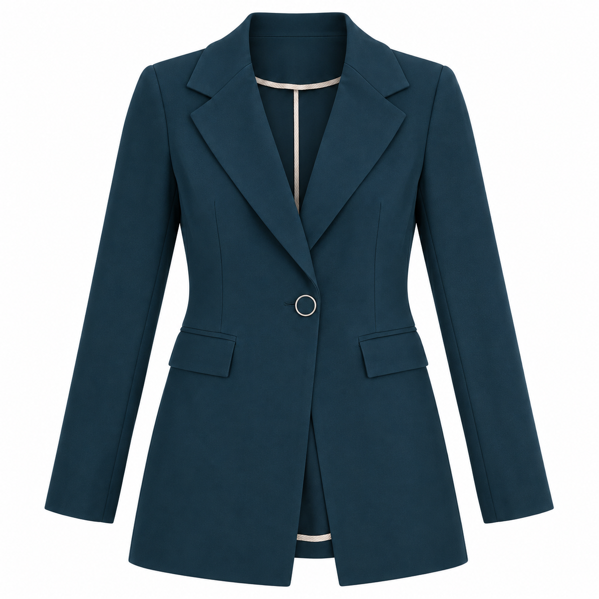 Tailored Single Button Blazer