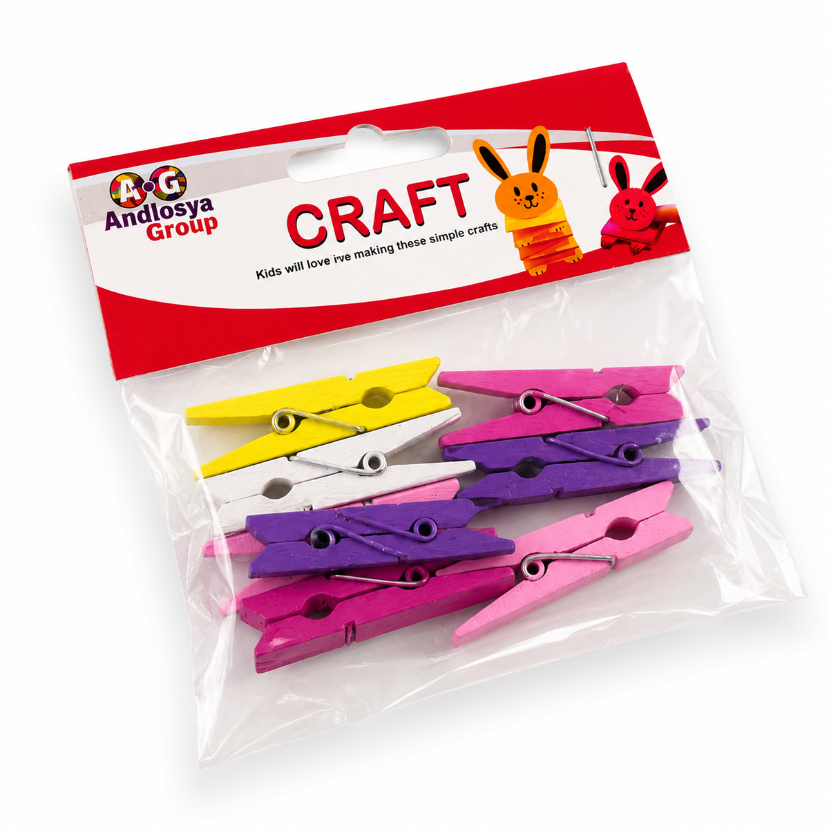 Wooden Craft Pegs Size Free