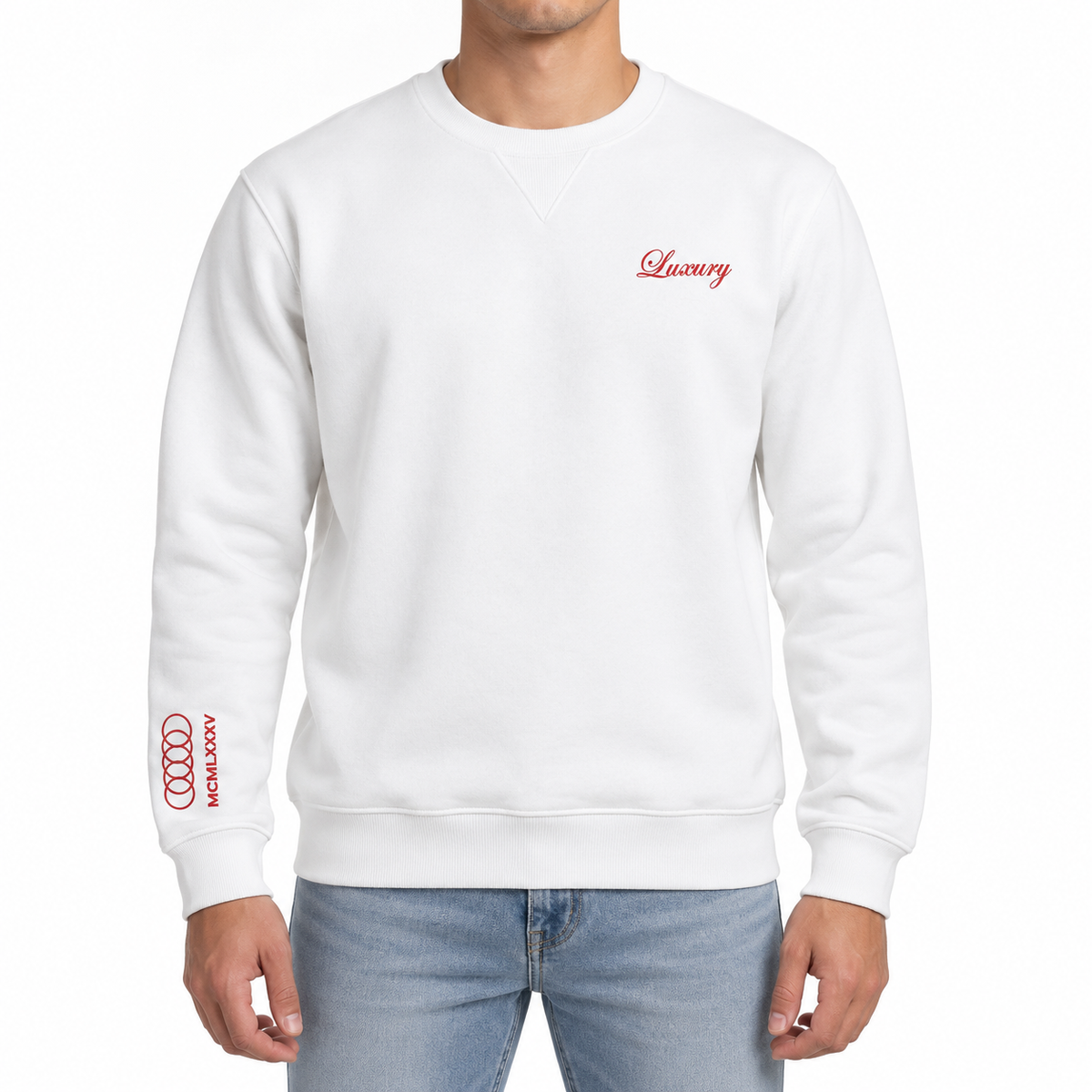 Graphic Crew Neck Sweatshirt