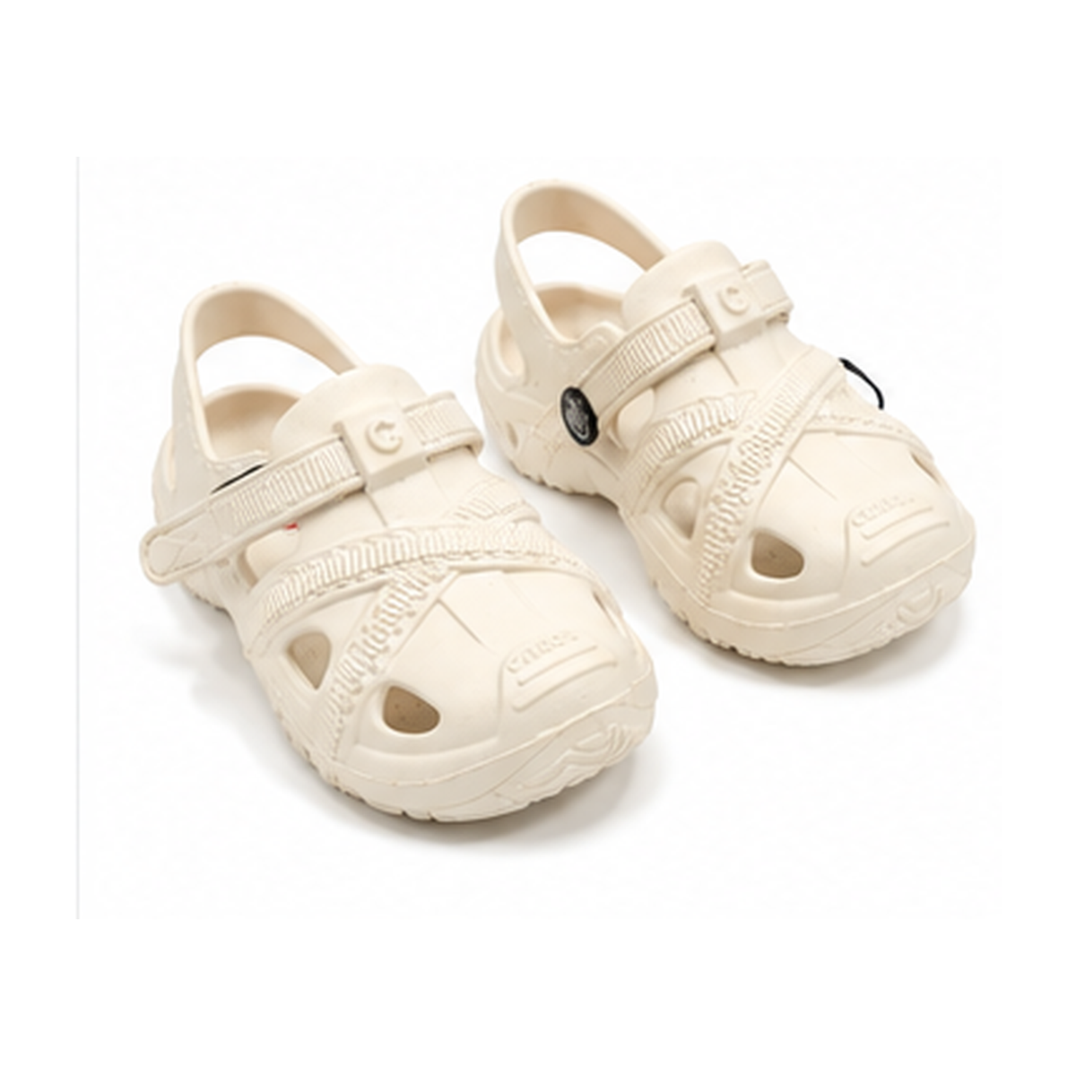 Kids Closed Toe Adjustable Clog Sandals