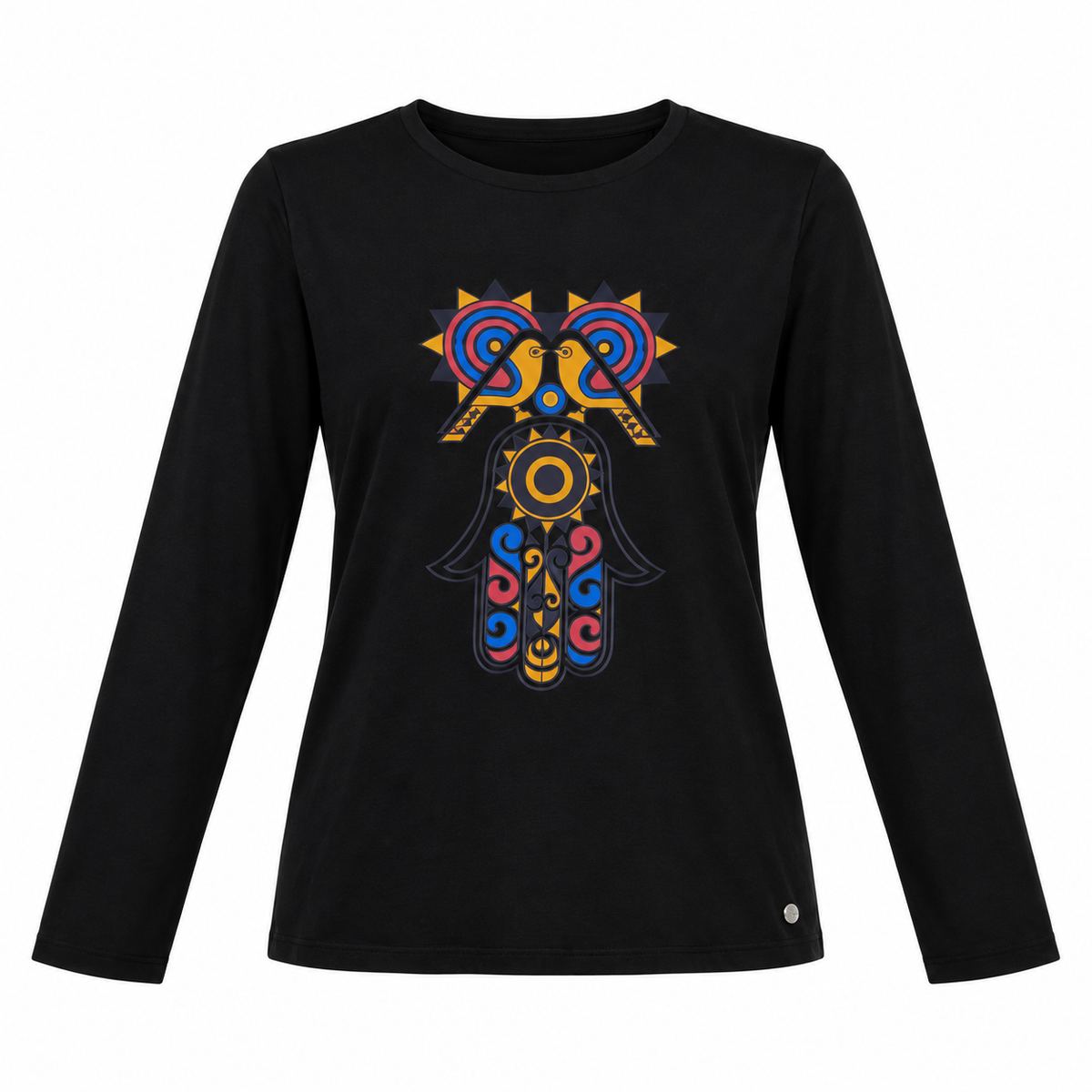 Artistic Graphic Long Sleeve T-Shirt