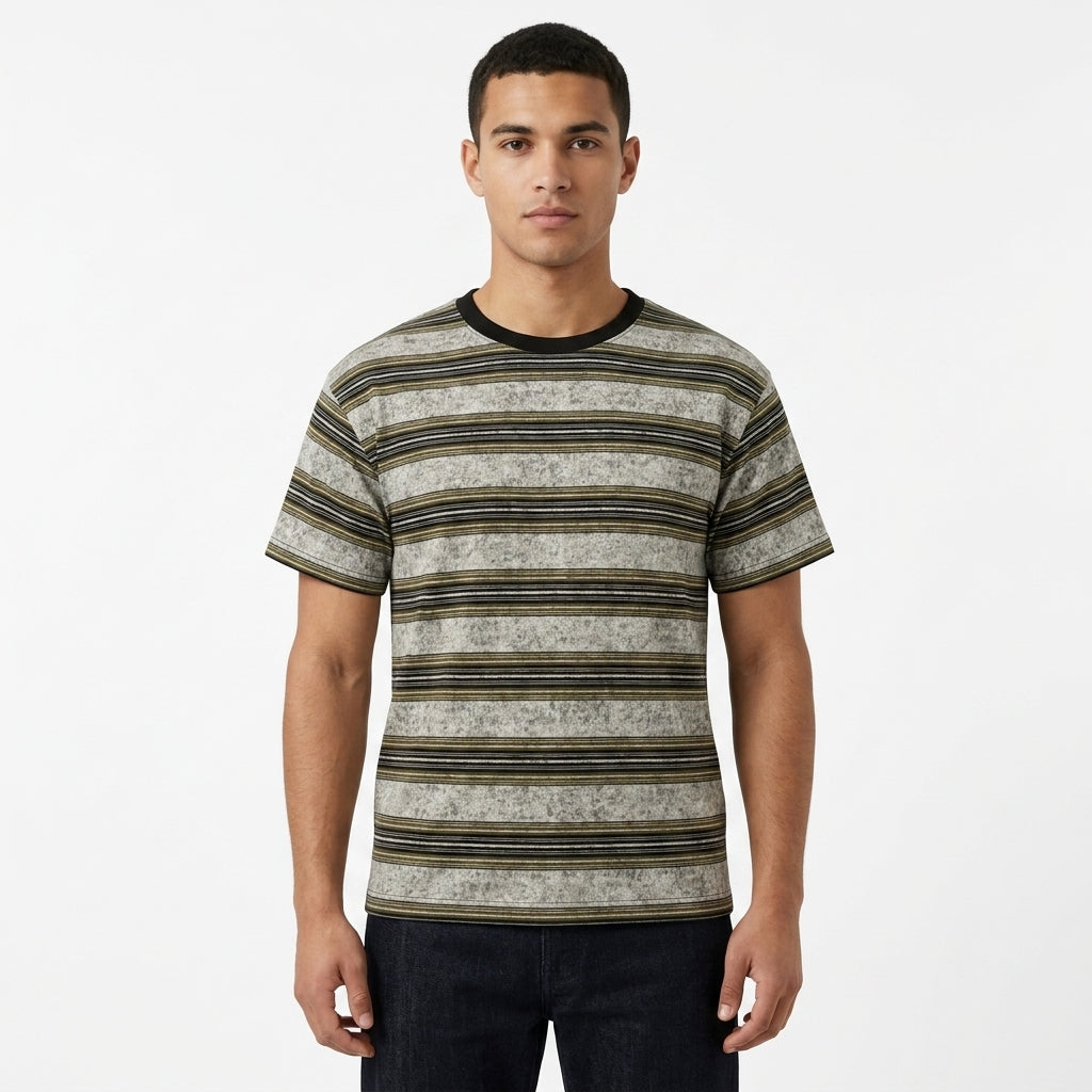 Boys Striped Short Sleeve T Shirt