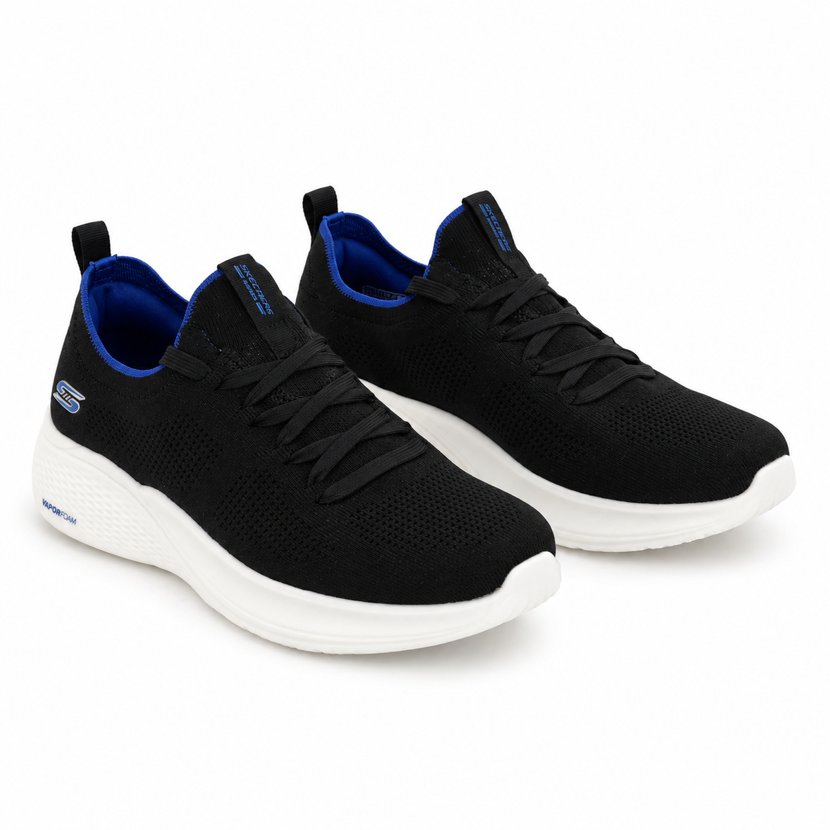 Men Knit Lace Up Sports Shoes