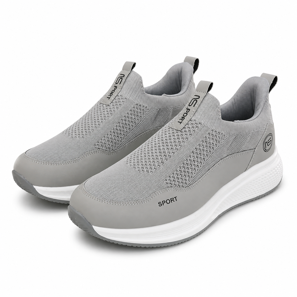 Knit Slip On Sports Sneakers