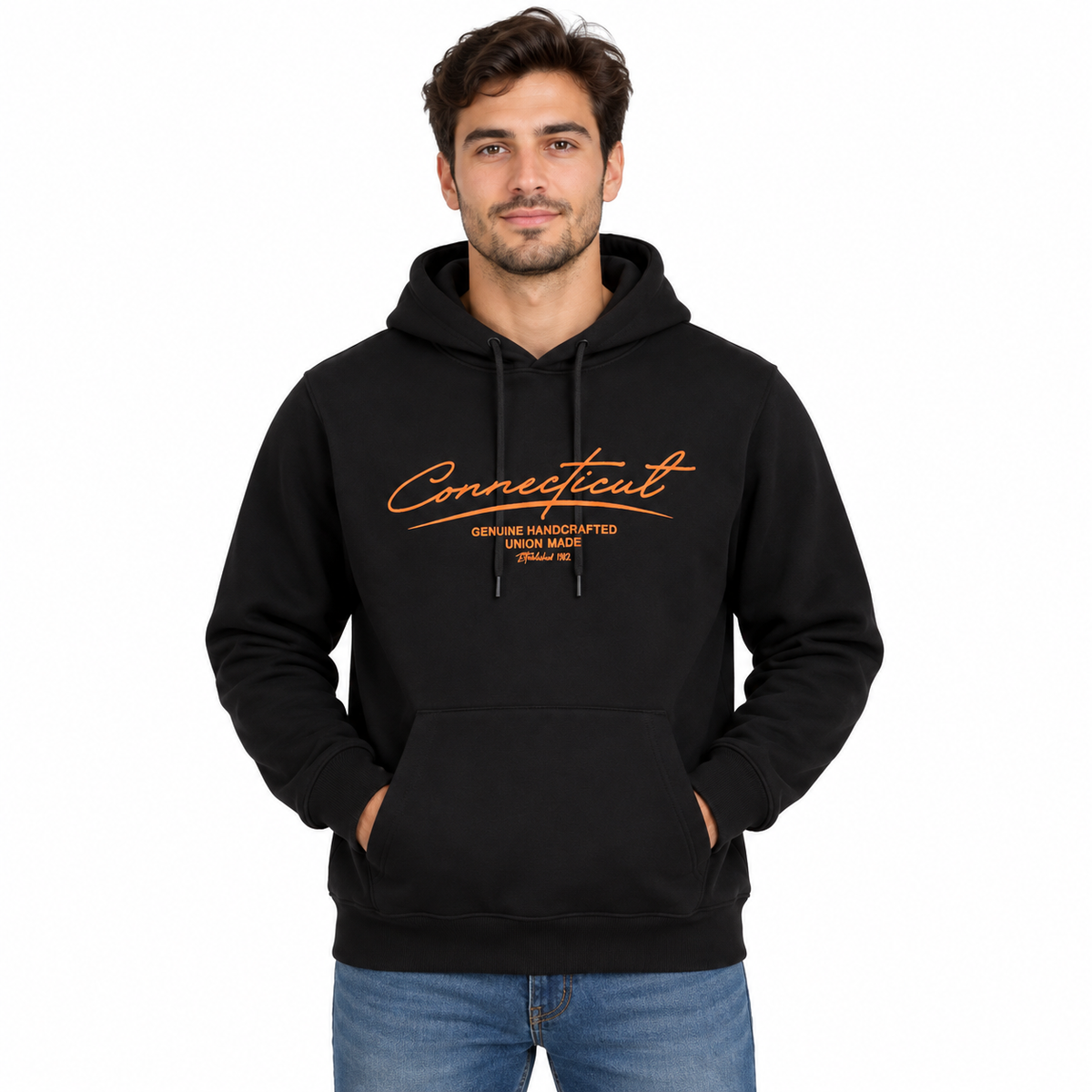 Script Graphic Pullover Hoodie