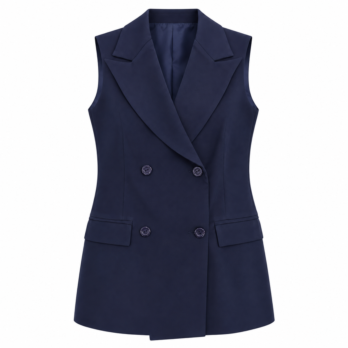 Double Breasted Tailored Vest