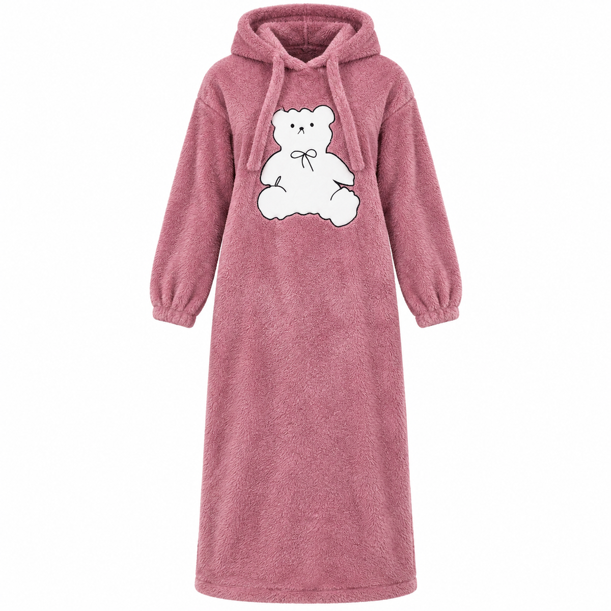 Plush Hooded Bear Nightdress