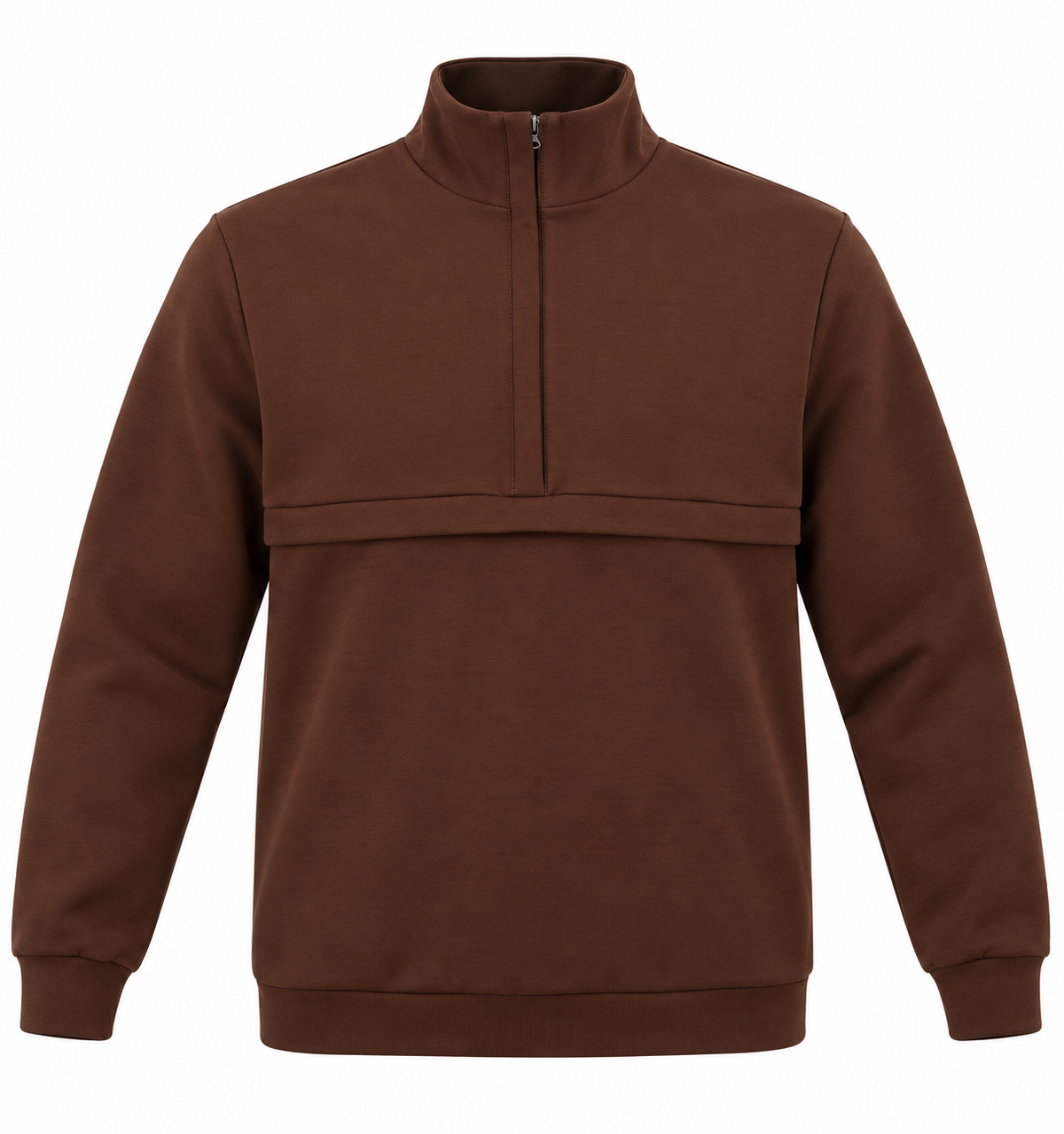 High Neck Pullover Sweatshirt