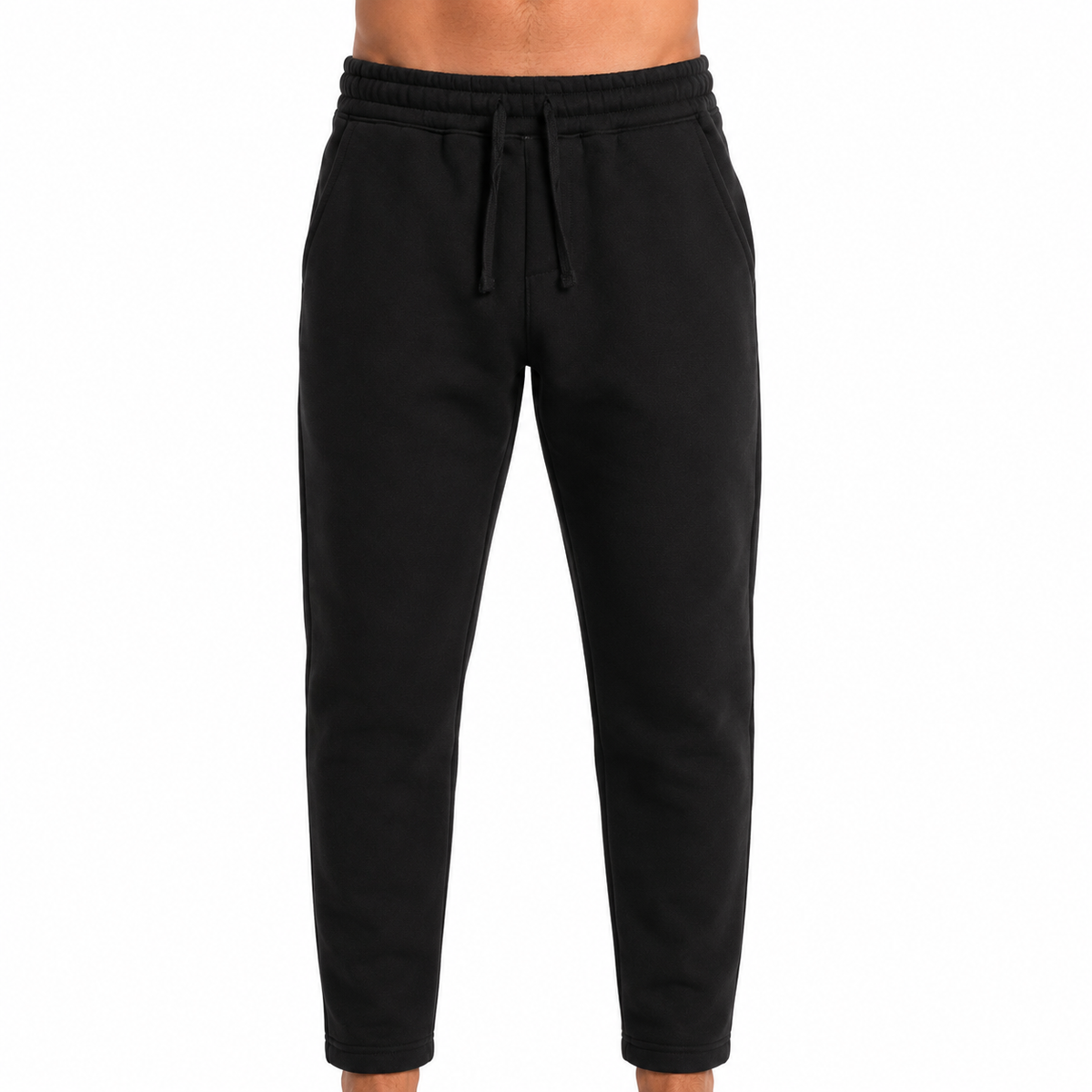 Men Basic Drawstring Jogger Pants