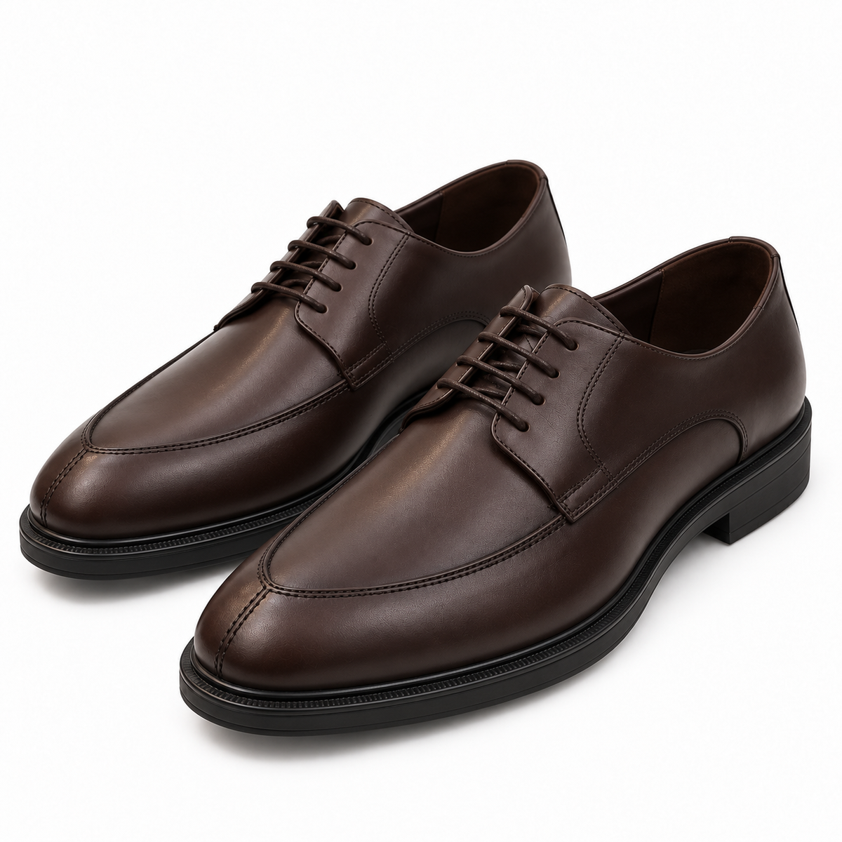 Apron Toe Derby Shoes