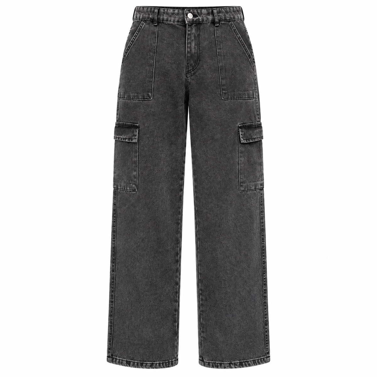 Wide Leg Cargo Jeans