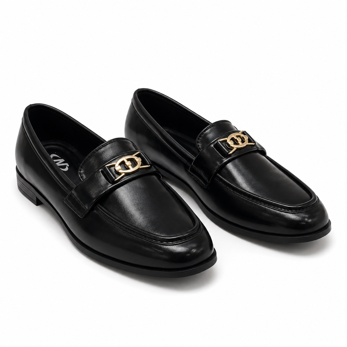 Women Metal Detail Loafers