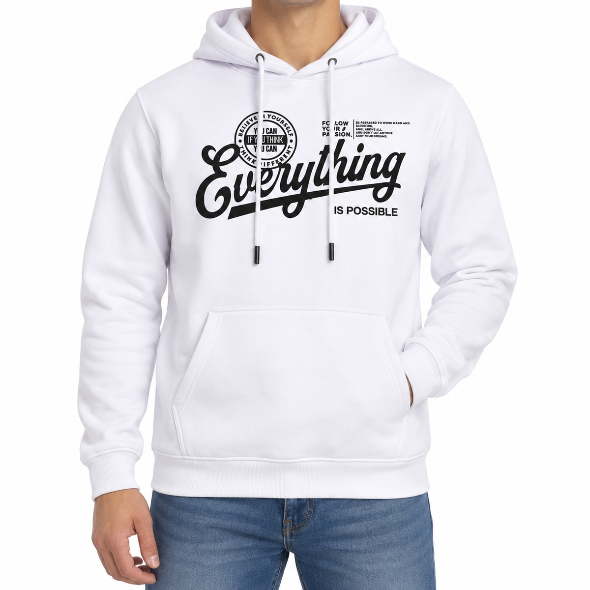 Graphic Print Hoodie