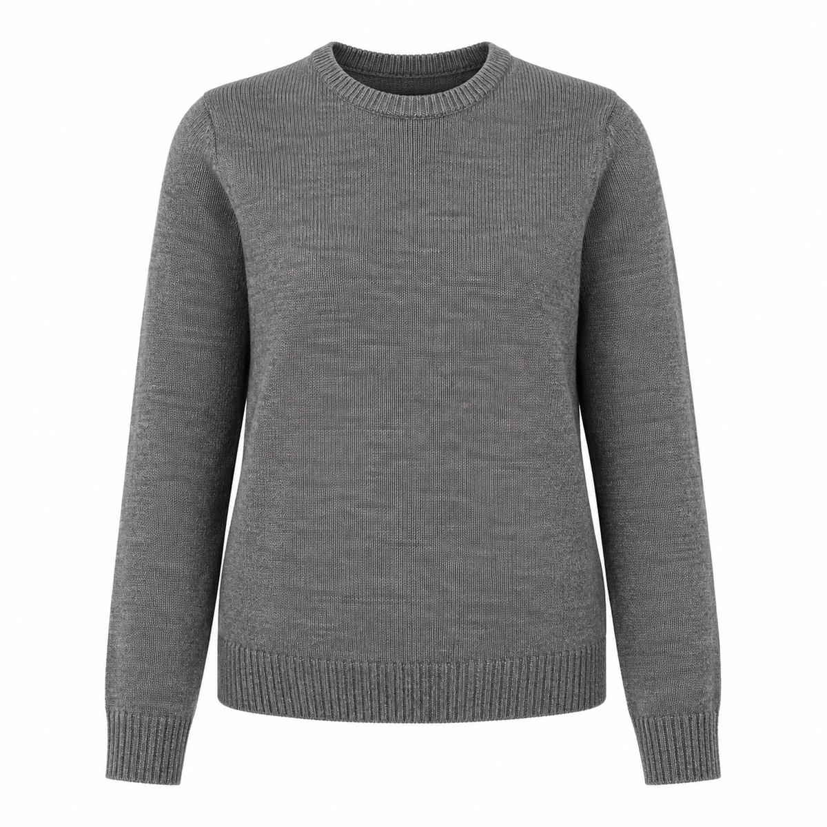 Women Crew Neck Knitted Pullover