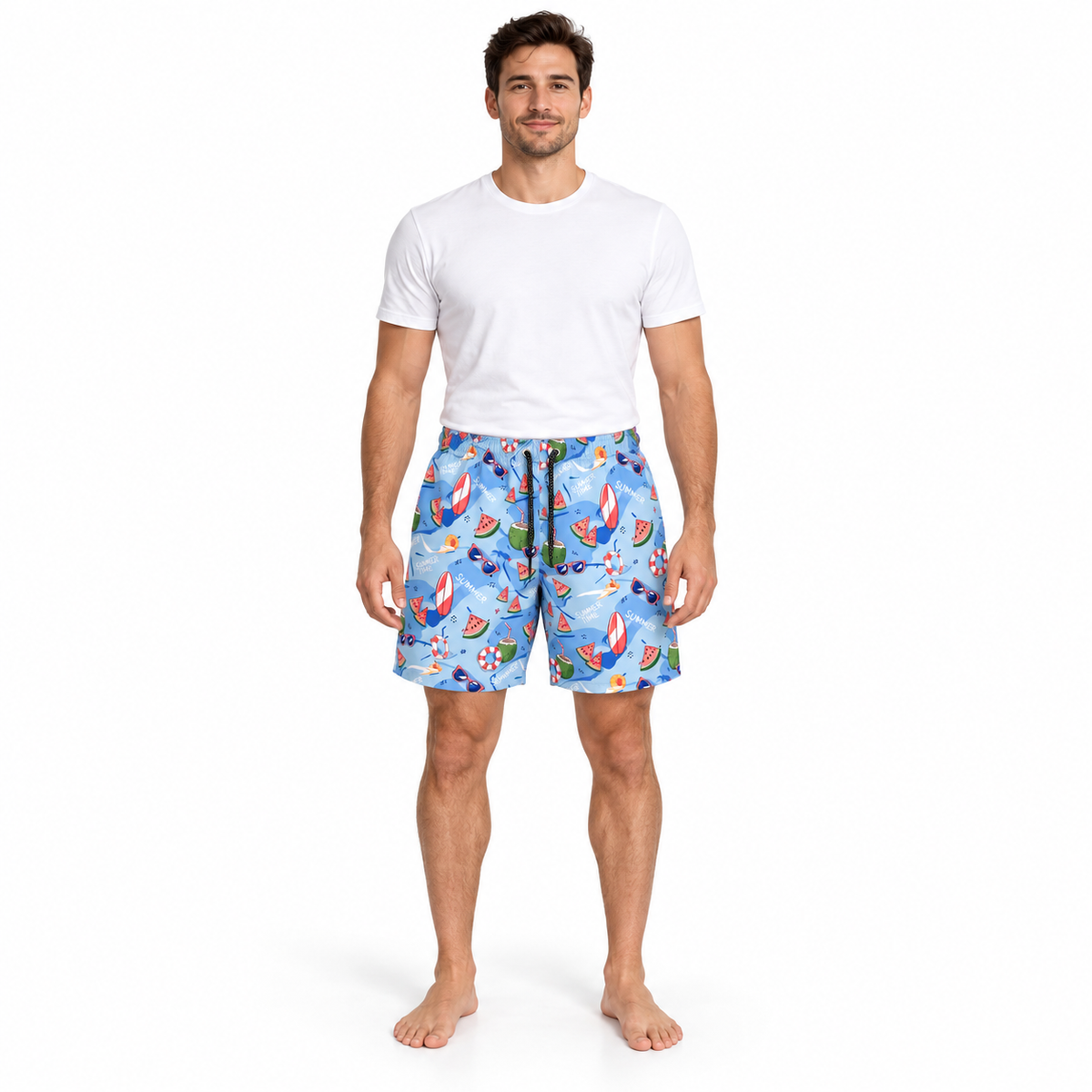 Summer Print Swim Shorts